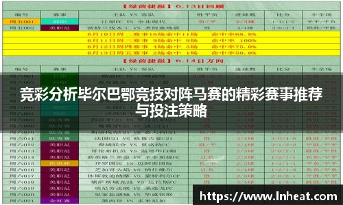 竞彩分析毕尔巴鄂竞技对阵马赛的精彩赛事推荐与投注策略